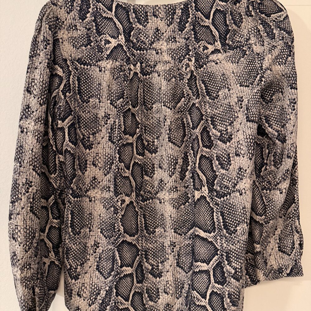 Rebecca Taylor Python Print Blouse - image 2